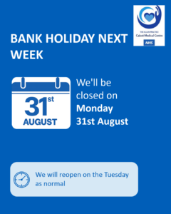 Bank Holiday Next Week